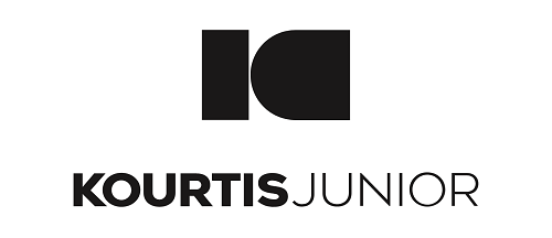 KOURTIS JUNIOR logo center black