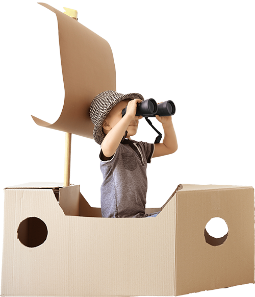 kid in boat
